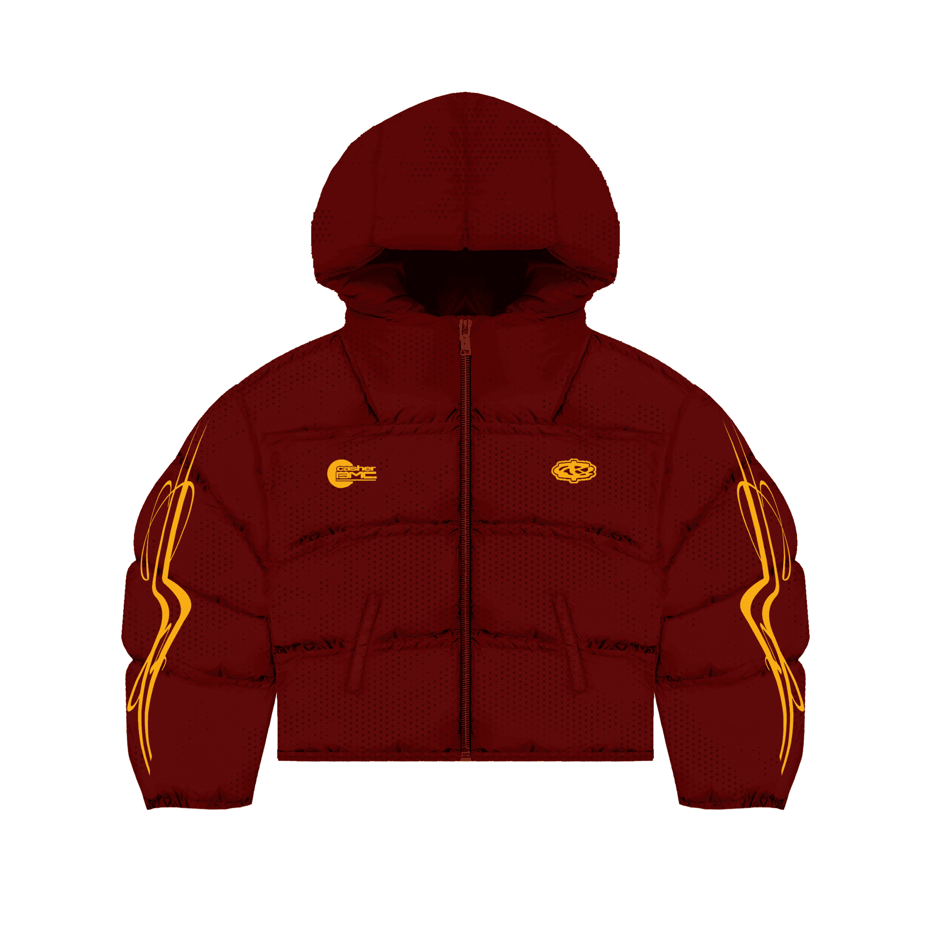 «BMC» RED PUFFER JACKET