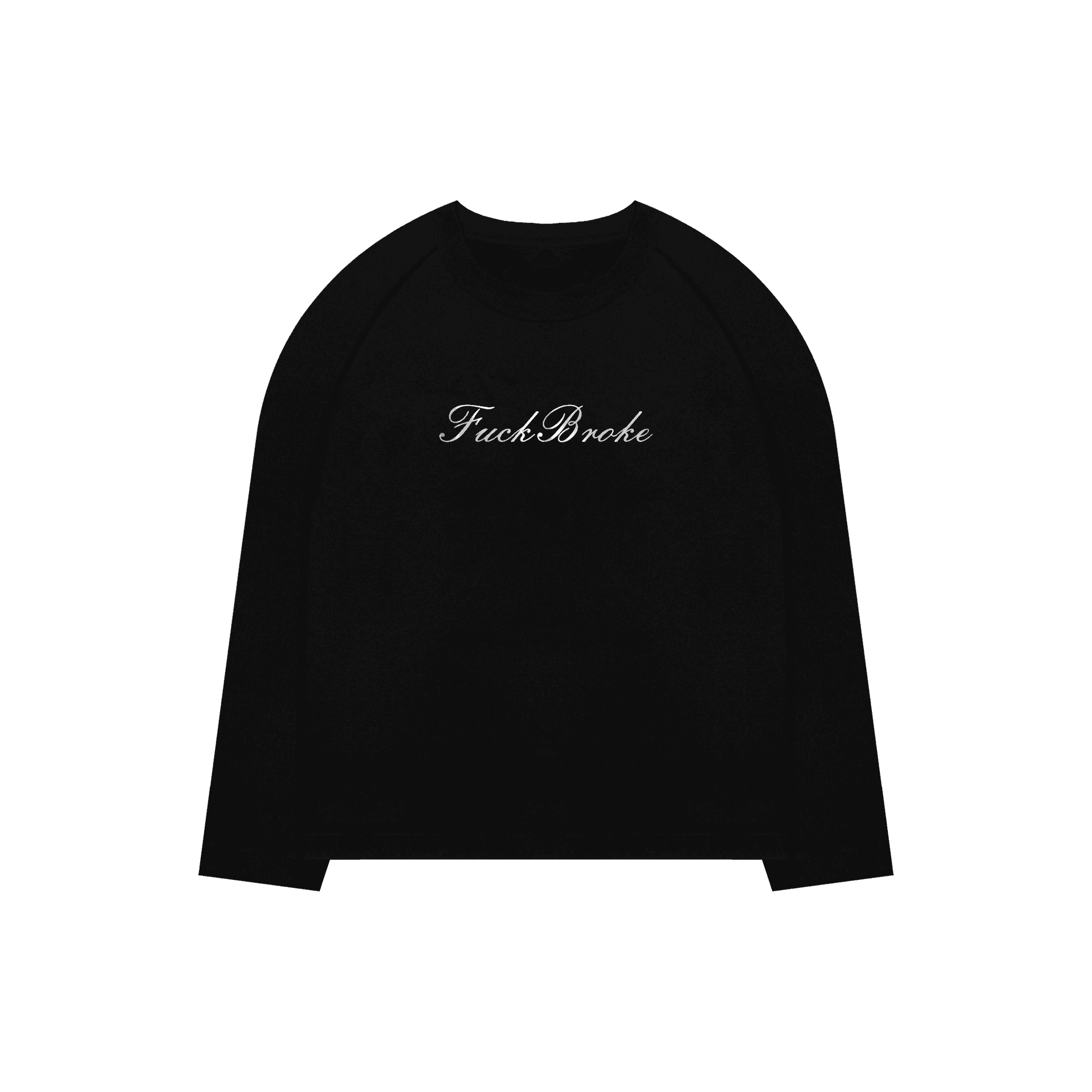 Лонгслив Baza "Fuck Broke" Black