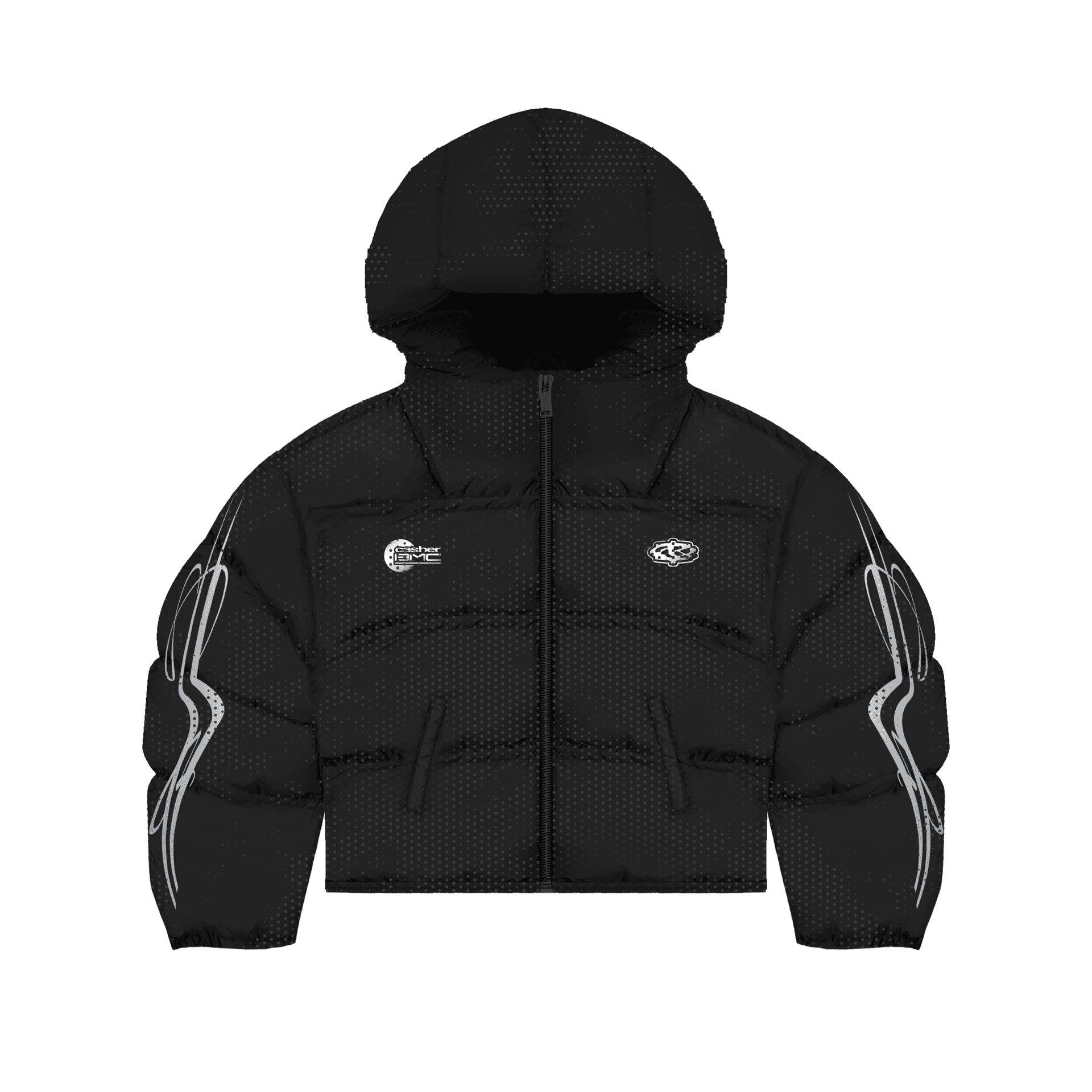 «BMC» BLACK PUFFER JACKET