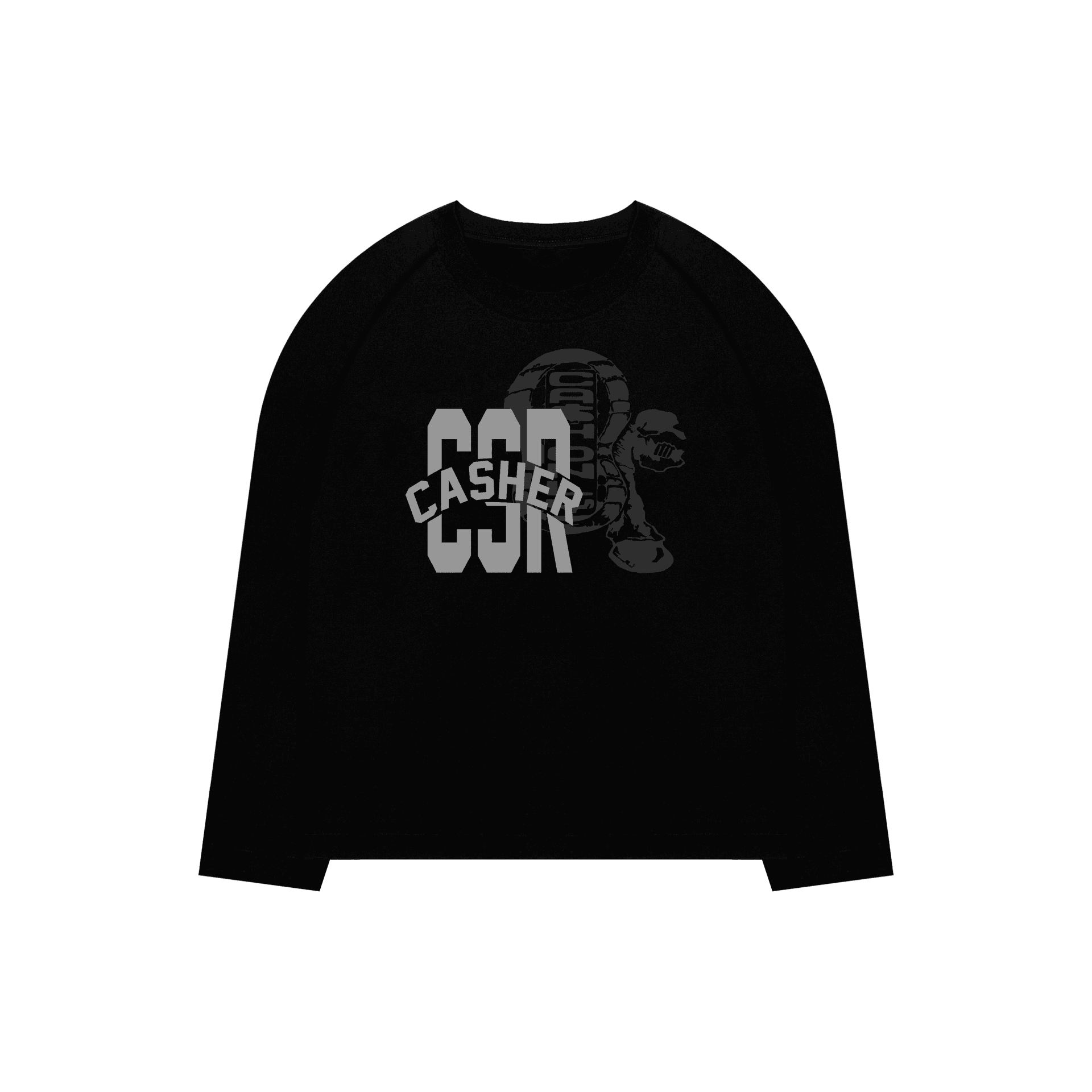 ЛОНГСЛИВ «СASHONLY» BLACK