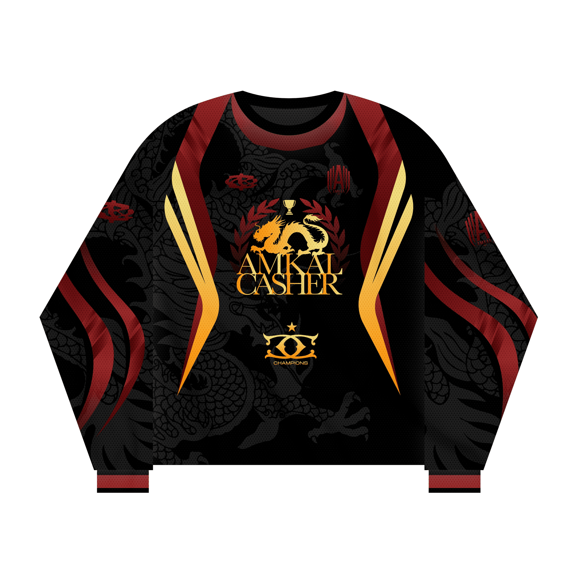 Casher x Amkal «CHAMPION JERSEY» - Black