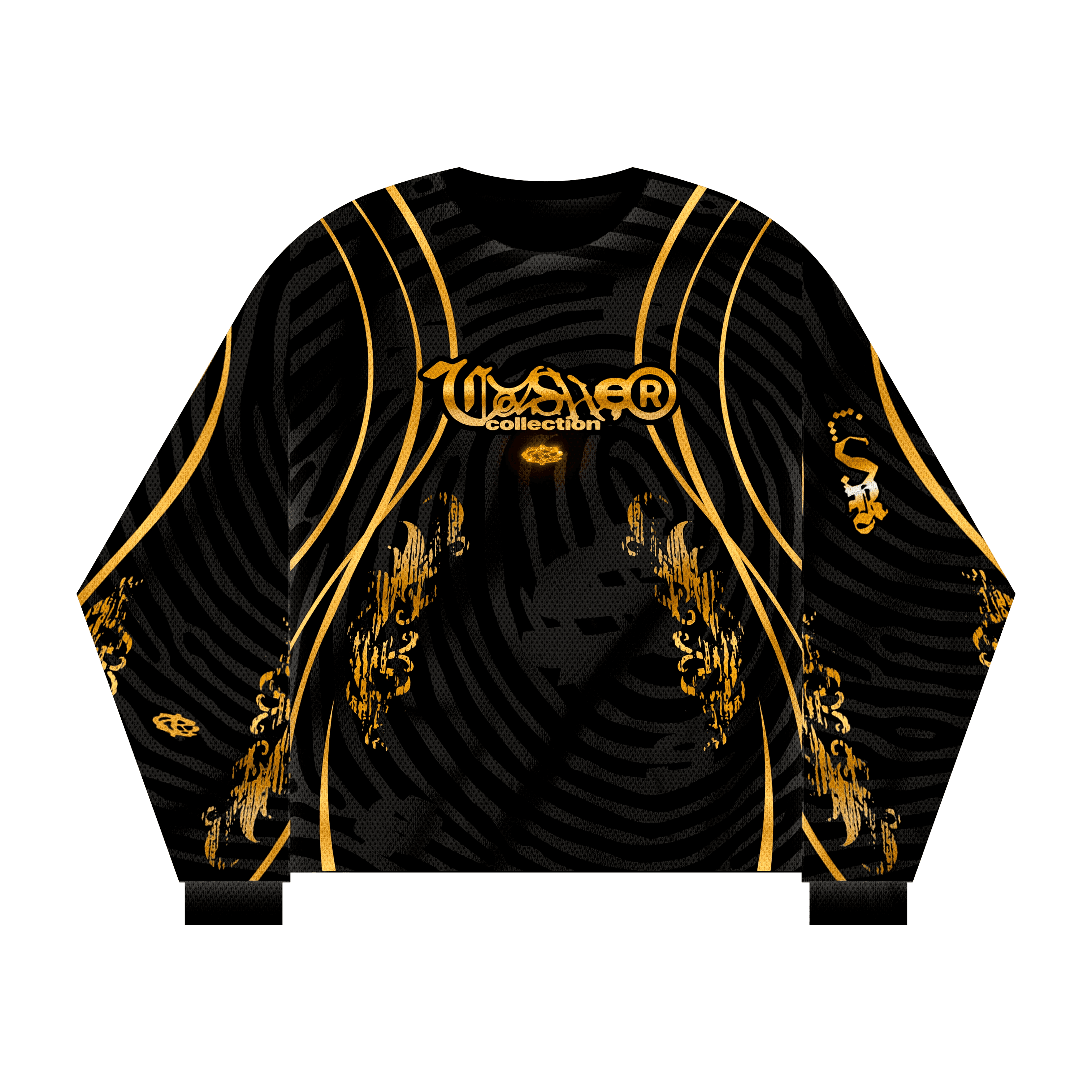 Джерси “Gold Glitter” Black