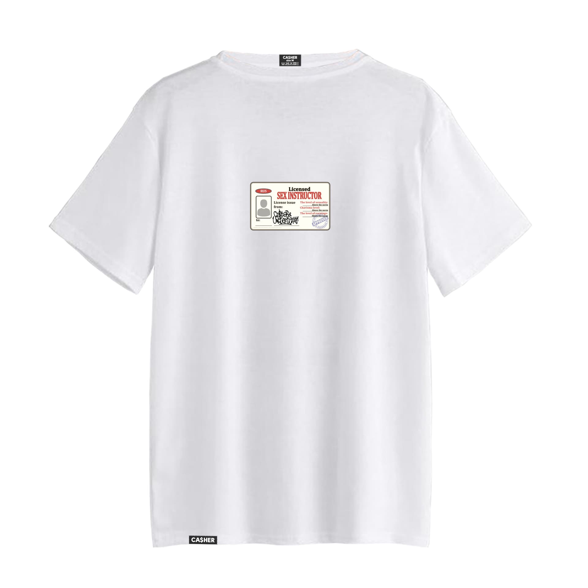 Футболка "Sex Instructor" White