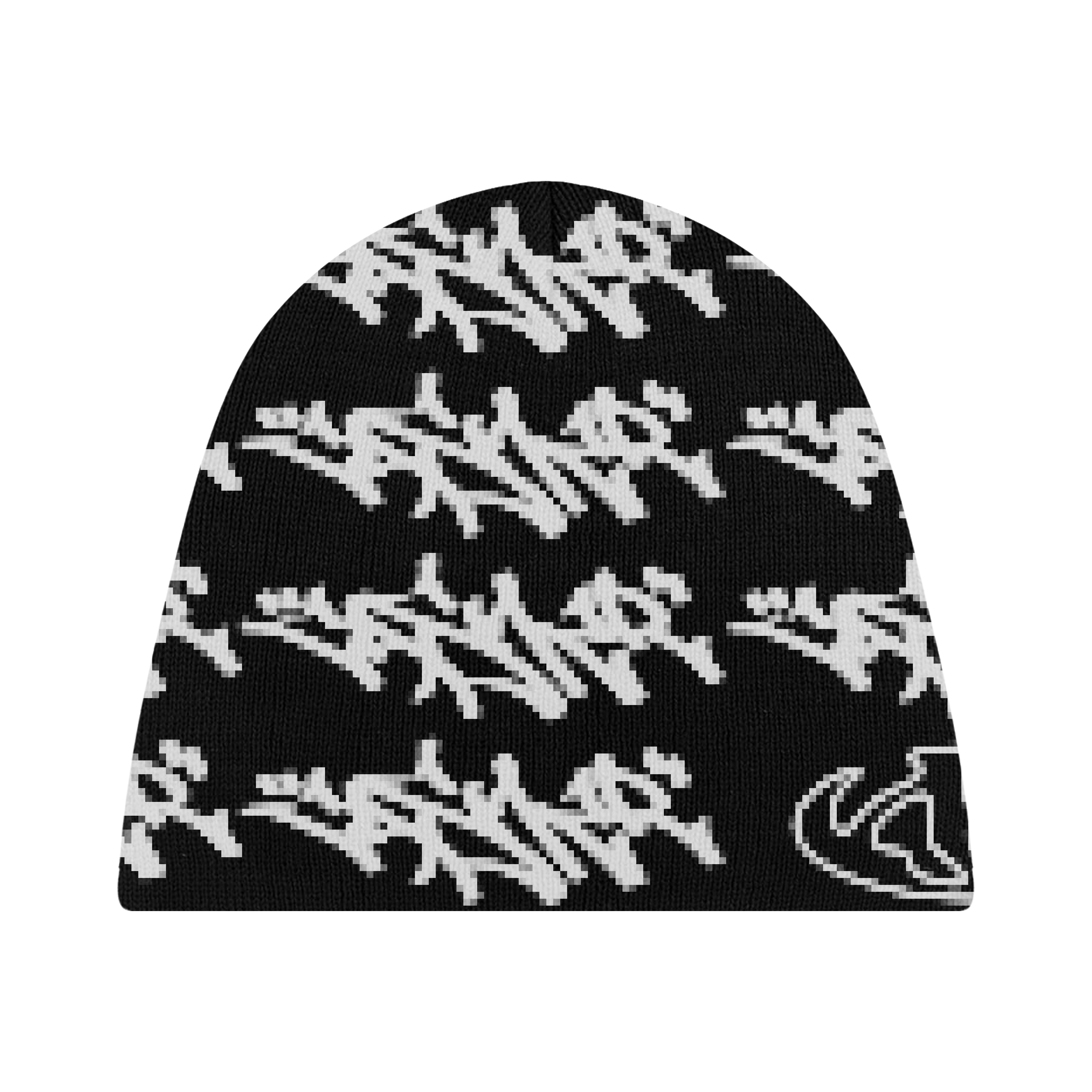 BLACK CASHER BEANIE