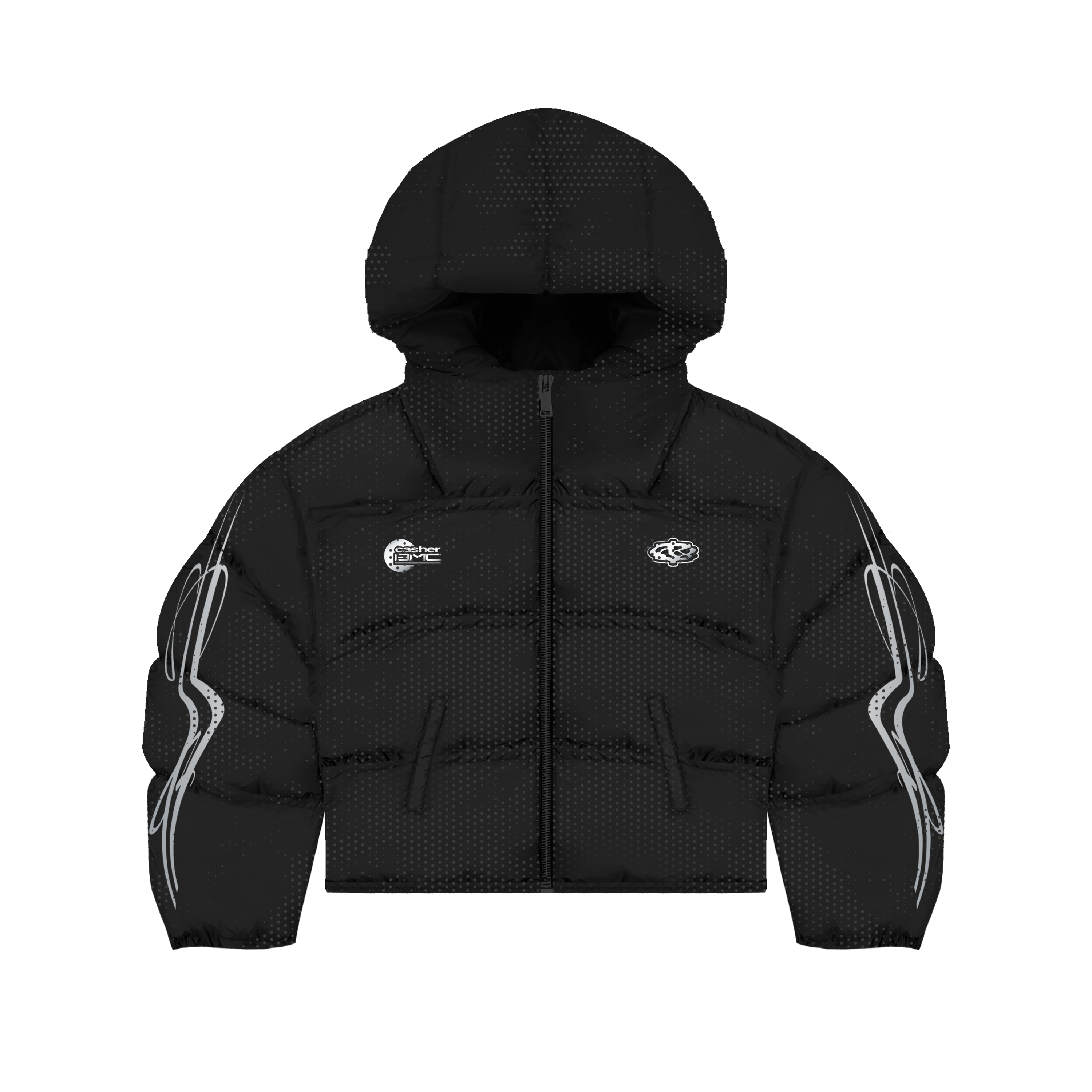 «BMC» BLACK PUFFER JACKET