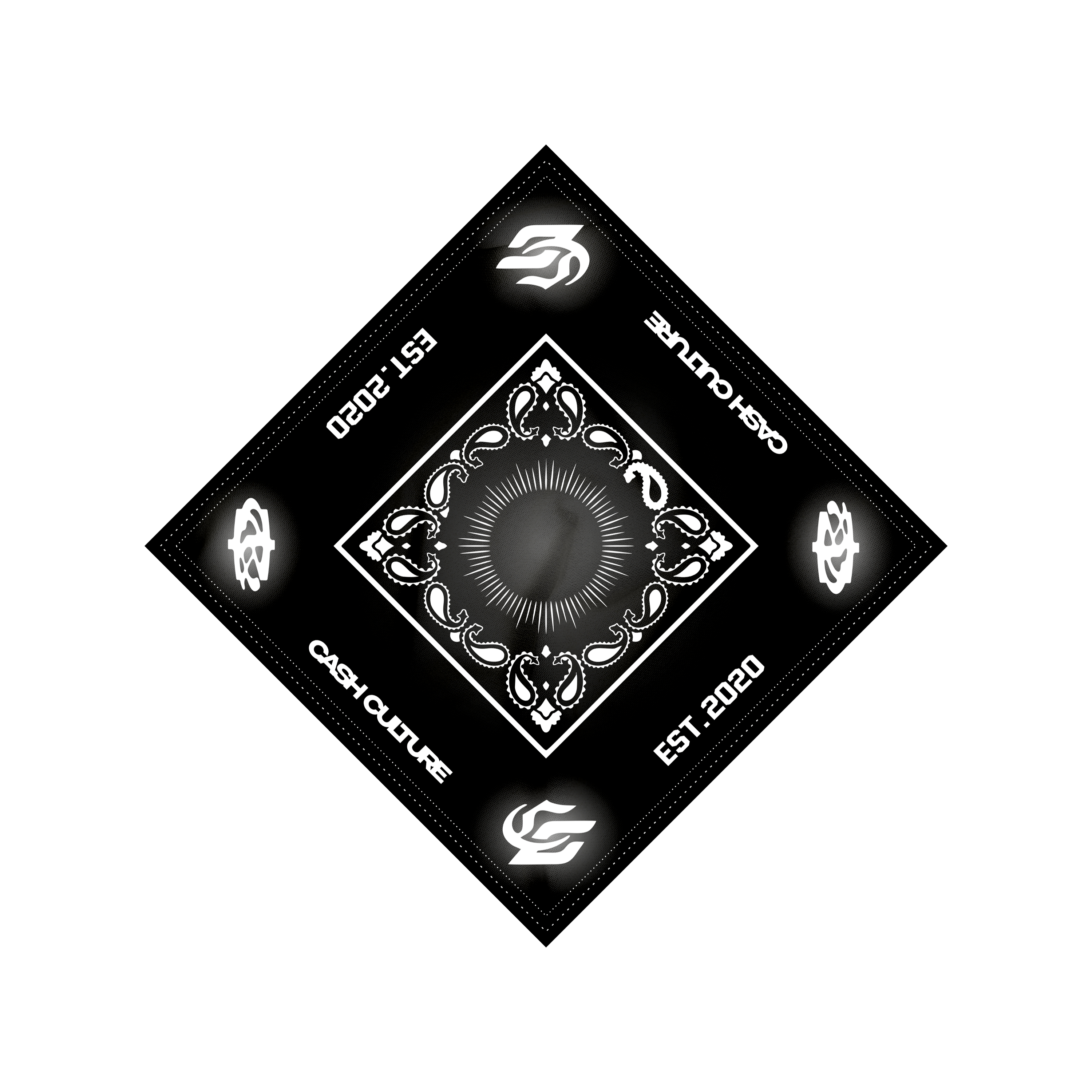 Бандана-платок "Cash Culture" Black